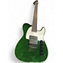 Used Ltd STCT607B GREEN SPARKLE Baritone Guitars GREEN SPARKLE