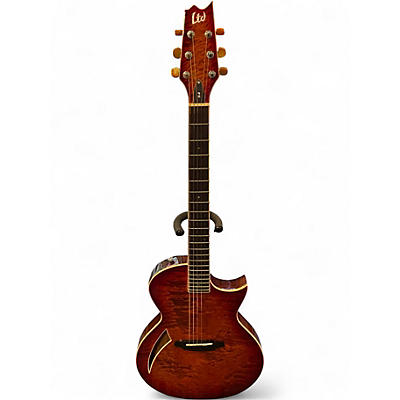 Used Ltd tl6 Heritage Cherry Sunburst Acoustic Electric Guitar