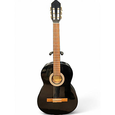 Used Lucero LC100 Black Classical Acoustic Guitar