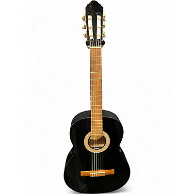 Used Lucero LC100 Black Classical Acoustic Guitar