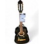 Used Lucero LC100 Black Classical Acoustic Guitar Black