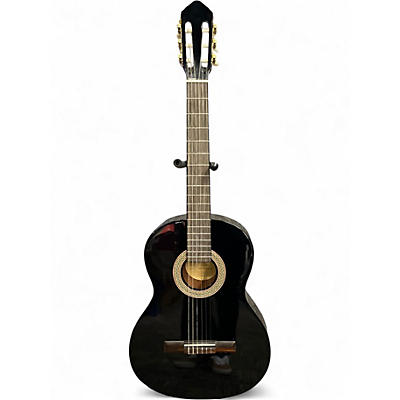 Used Lucero LC100 Black Classical Acoustic Guitar