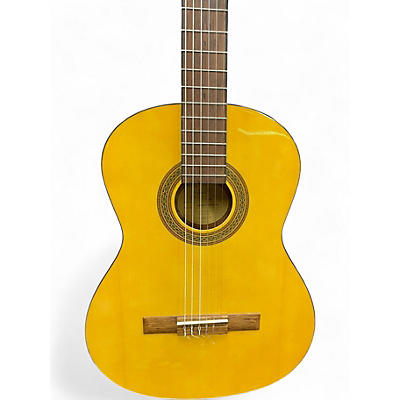 Used Lucero LC100 Yellow Classical Acoustic Guitar