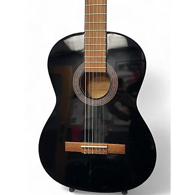 Used Lucero LC100BK Black Classical Acoustic Guitar