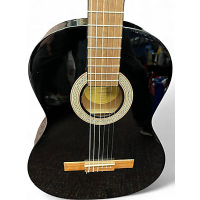 Used Lucero LC100BK Black Classical Acoustic Guitar