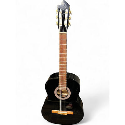 Used Lucero LC100BK Black Classical Acoustic Guitar