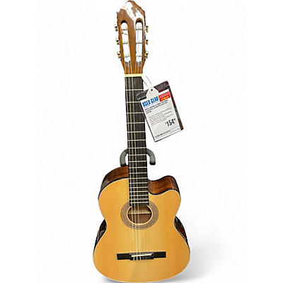 Used Lucero LC100CE Natural Classical Acoustic Electric Guitar