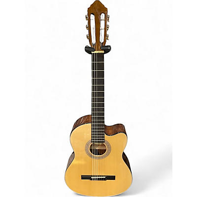 Used Lucero LC100CE Natural Classical Acoustic Electric Guitar