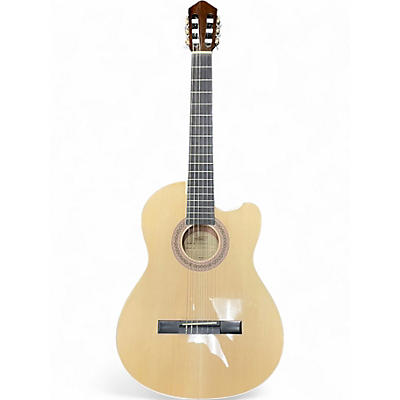 Used Lucero LC100CE Natural Classical Acoustic Electric Guitar