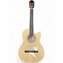 Used Lucero LC100CE Natural Classical Acoustic Electric Guitar Natural
