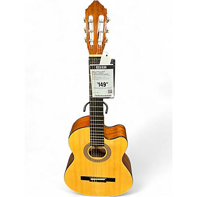 Used Lucero LC100CE Natural Classical Acoustic Electric Guitar