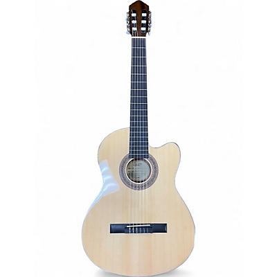 Used Lucero LC100CE Natural Classical Acoustic Electric Guitar