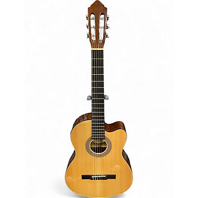Used Lucero LC100CE Natural Classical Acoustic Electric Guitar