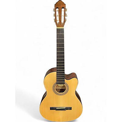 Used Lucero LC100CE Natural Classical Acoustic Electric Guitar