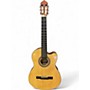 Used Lucero LC100CE Natural Classical Acoustic Electric Guitar Natural