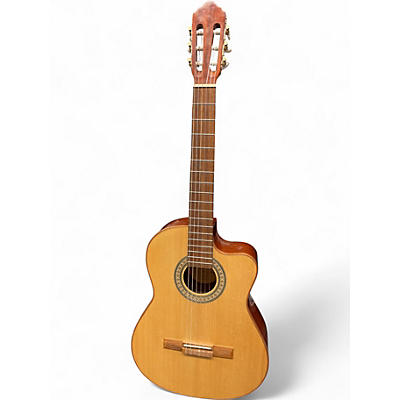 Used Lucero LC150SCE Antique Natural Classical Acoustic Guitar