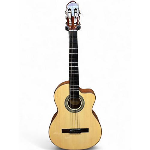 Used Lucero LC150SCE Natural Classical Acoustic Electric Guitar Natural
