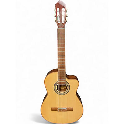 Used Lucero LC150SCE Natural Classical Acoustic Electric Guitar