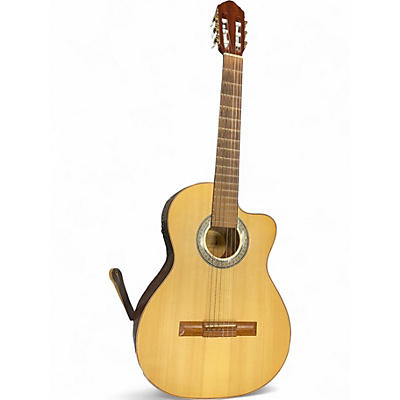 Used Lucero LC150SCE Natural Classical Acoustic Electric Guitar