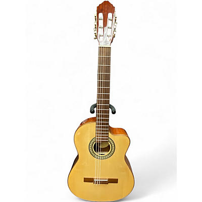 Used Lucero LC150SCE Natural Classical Acoustic Electric Guitar