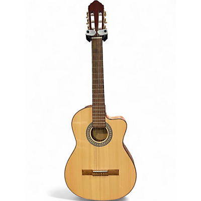 Used Lucero LC150SCE Natural Classical Acoustic Electric Guitar