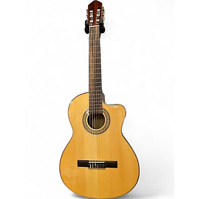 Used Lucero LC150SCE Natural Classical Acoustic Guitar