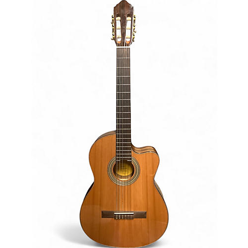 Lucero Used Lucero LC235SCE Exotic Wood Natural Classical Acoustic Electric Guitar Natural