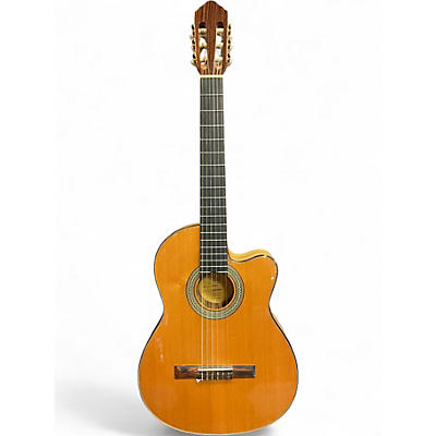 Used Lucero LC235SCE Natural Classical Acoustic Electric Guitar