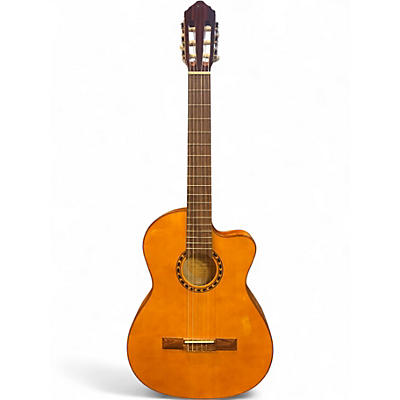 Used Lucero LFB250SCE Antique Natural Classical Acoustic Electric Guitar