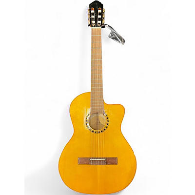 Used Lucero LFB250SCE Antique Natural Classical Acoustic Electric Guitar