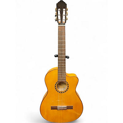 Used Lucero LFB250SCE Natural Classical Acoustic Electric Guitar