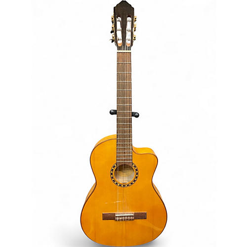 Used Lucero LFB250SCE Natural Classical Acoustic Electric Guitar Natural