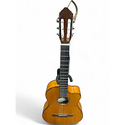 Used Lucero LFB250SCE Natural Classical Acoustic Electric Guitar