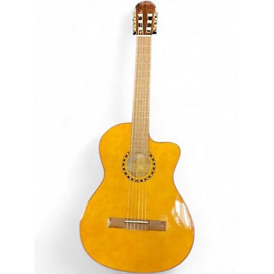 Used Lucero LFB250SCE Natural Classical Acoustic Electric Guitar