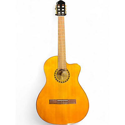 Used Lucero LFB250SCE Natural Classical Acoustic Electric Guitar