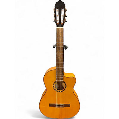 Used Lucero LFB250SCE Vintage Natural Classical Acoustic Electric Guitar