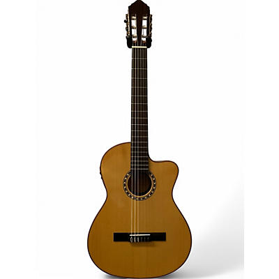 Used Lucero LFN200SCE Natural Classical Acoustic Electric Guitar