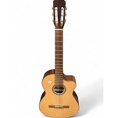 Used Lucero LFN200SCE Natural Classical Acoustic Electric Guitar Natural