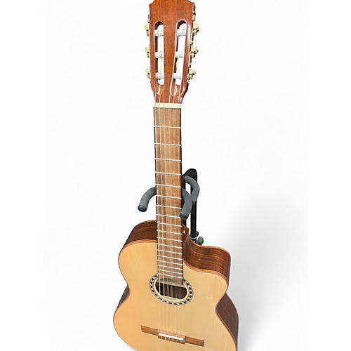 Used Lucero LFN200SCE Natural Classical Acoustic Electric Guitar Natural