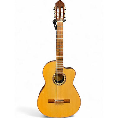 Used Lucero LFN200SCE Natural Classical Acoustic Electric Guitar