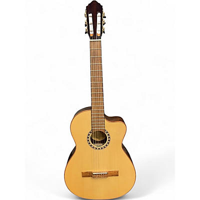 Used Lucero LFN200SCE Natural Classical Acoustic Electric Guitar