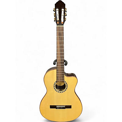 Used Lucero LFN200SCE Natural Classical Acoustic Electric Guitar