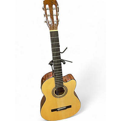Used Lucero lc 100 cen Natural Classical Acoustic Electric Guitar