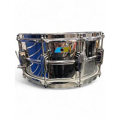 Used Ludwig 10X6.5 Supraphonic Snare Silver Drum