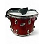 Used Ludwig 14X10 Marching Snare  Red Sparkle Drum Red Sparkle 217