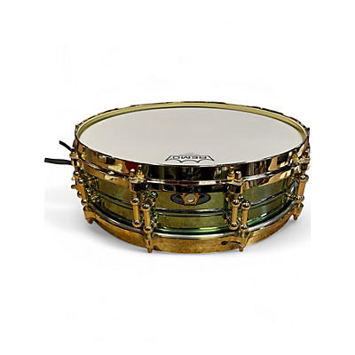 Used Ludwig 14X3.5 Carl Palmer Snare Lacquered Green Drum