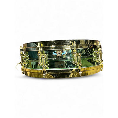 Used Ludwig 14X4 Carl Palmer Snare Green Drum