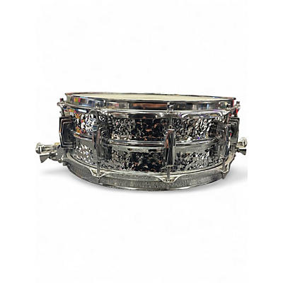 Used Ludwig 14X4.5 Supraphonic Snare Hammered Silver Drum