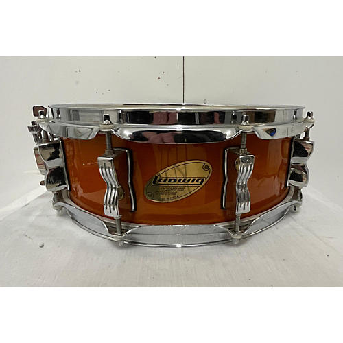 Ludwig Used Ludwig 14X5  Accent CS Snare Drum Amber Amber 210