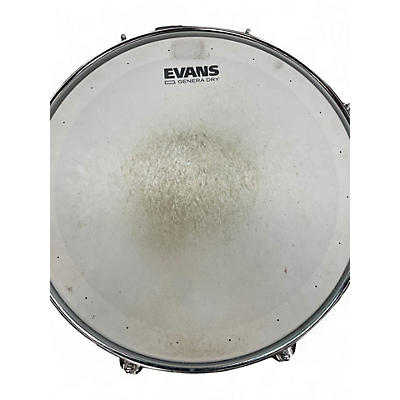 Used Ludwig 14X5 Acrolite Snare Black and Silver Drum